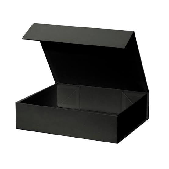 Gift box - deluxe black with ribbon